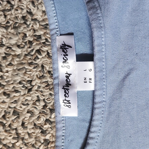 Light Blue Short Sleeve Shirt - Picture 2 of 2